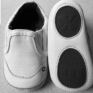 Dressy White Baby Shoes